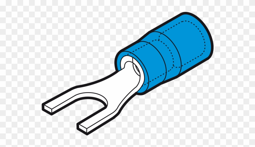 Fork/spade Terminals Clipart