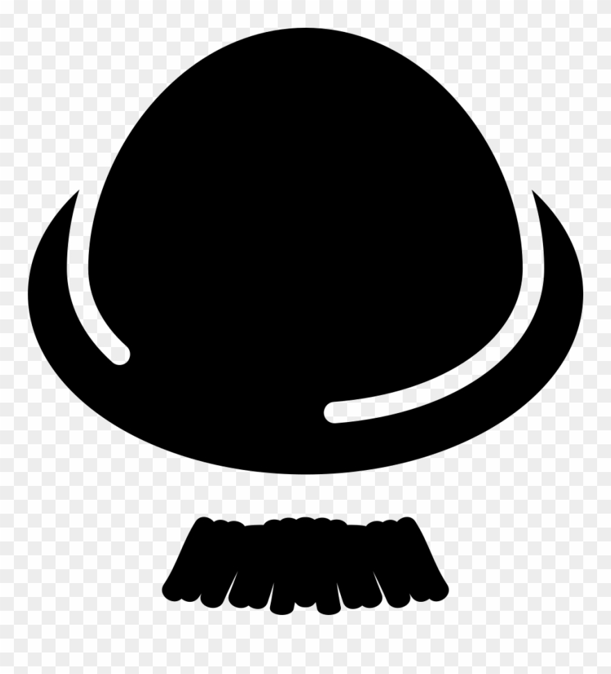 Moustache Clipart Bowler Hat - Png Download
