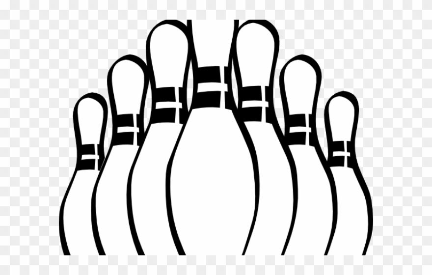 Bowling Clipart Drawing - Png Download