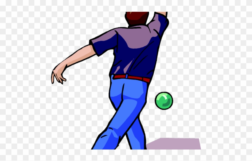 Man Clipart Bowling - Png Download