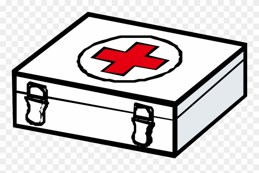 First Aid Kit Health Care Pharmaceutical Drug Medicine Clipart