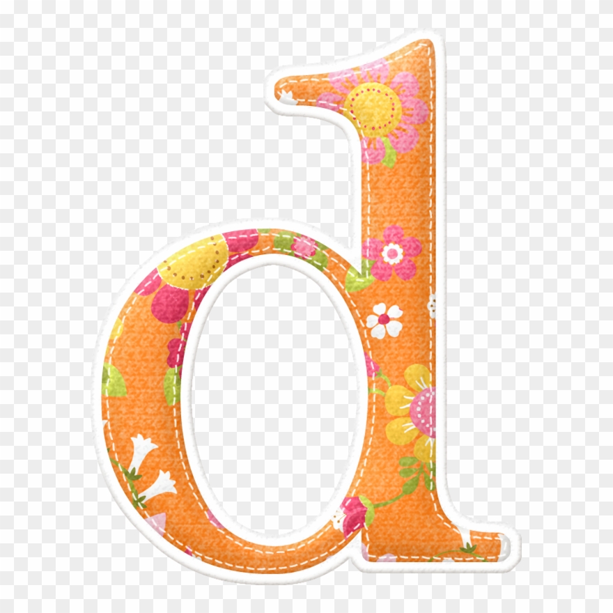 D One Birdie Lane Letter D, Monogram Letters, Alphabet Clipart