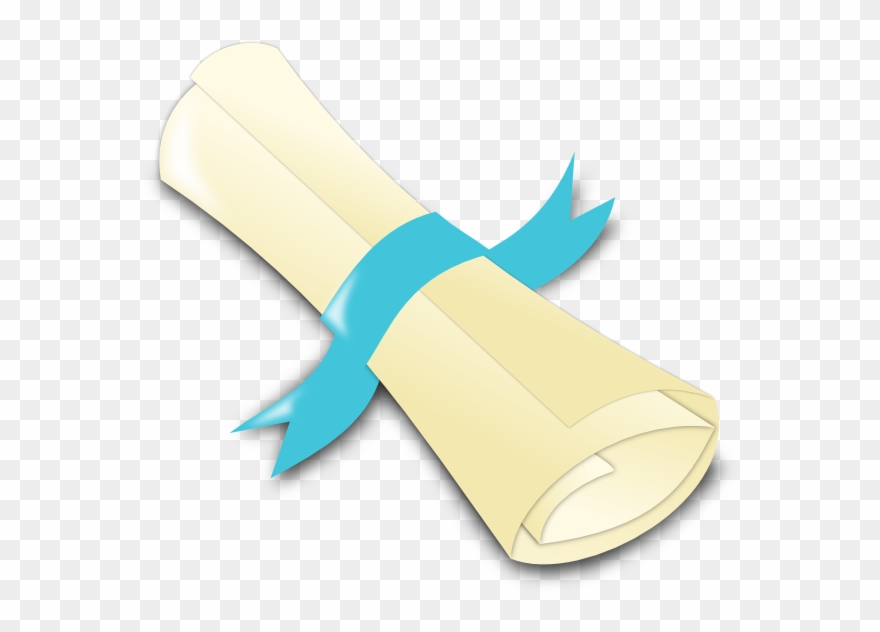 Turquoise Blue Diploma Svg Clip Arts 600 X 552 Px - Png Download