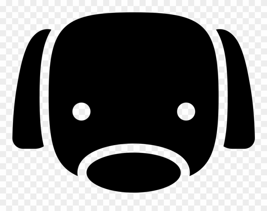 Dog With Square Shape Clipart