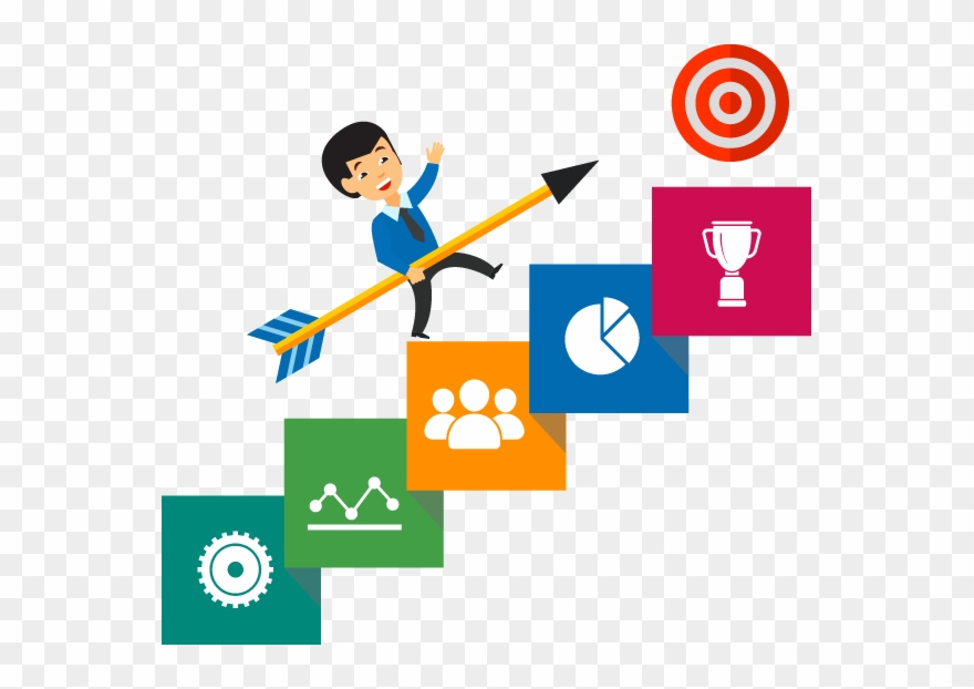 Key Benefits Of Professional Business Review Process Clipart