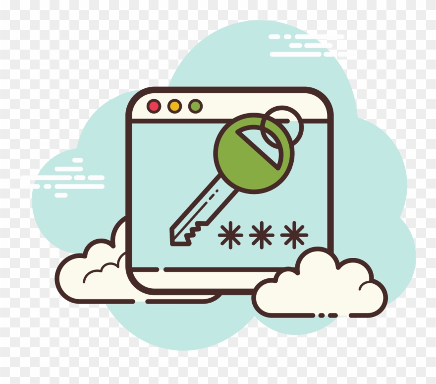 Passwort Fenster Icon Clipart