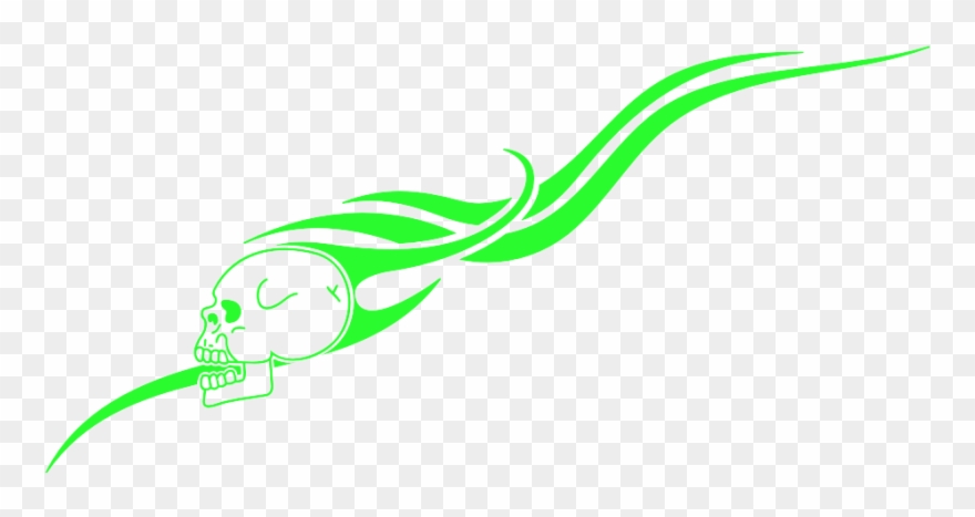 Aufkleber Motorrad / Auto Tribal Totenkopf Clipart