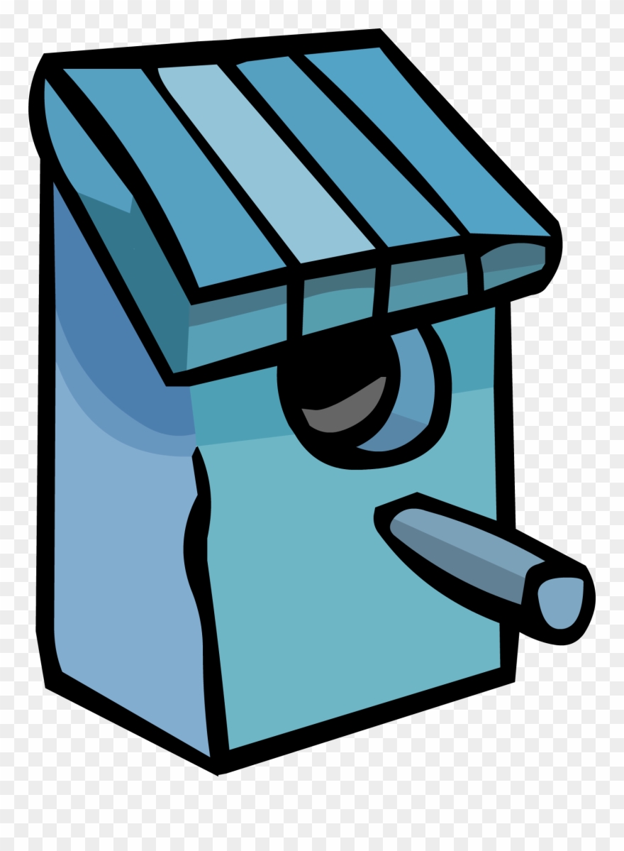 Blue Birdhouse Sprite 001 Clipart