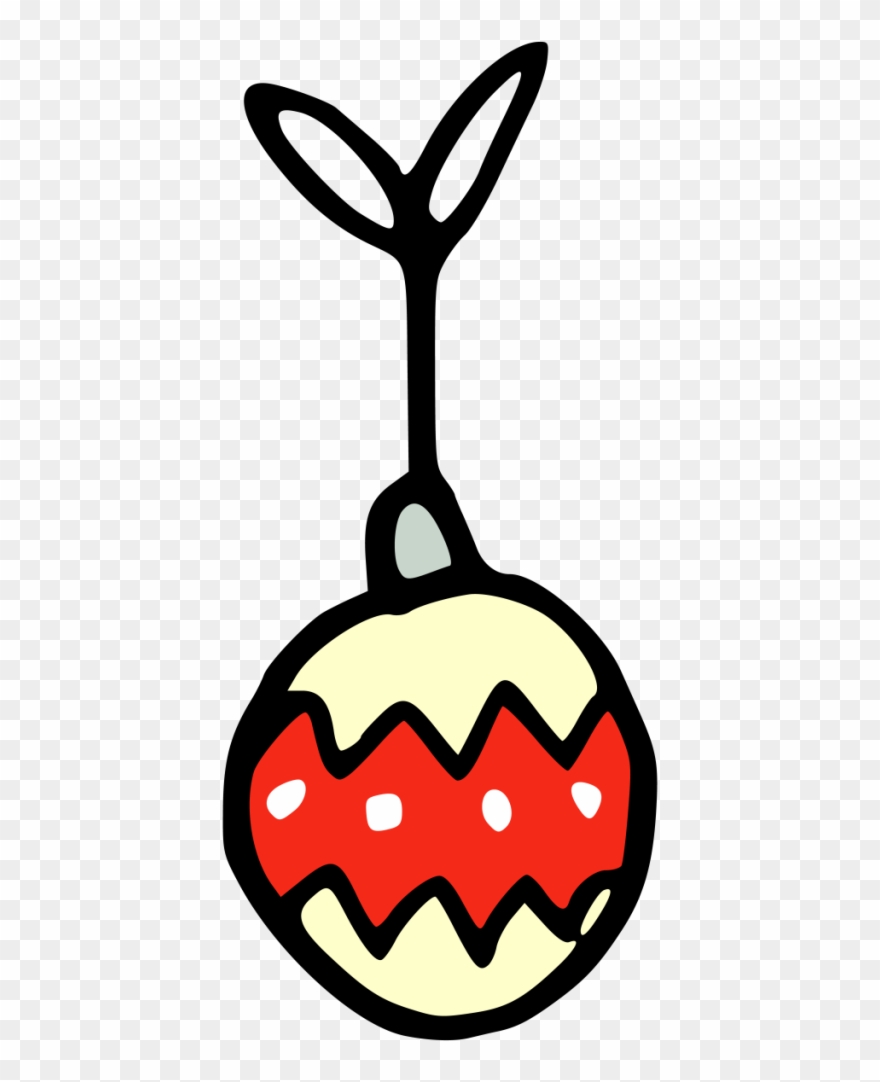 Fête Pendre Pallier Les Petits Sphère En Hiver Clipart