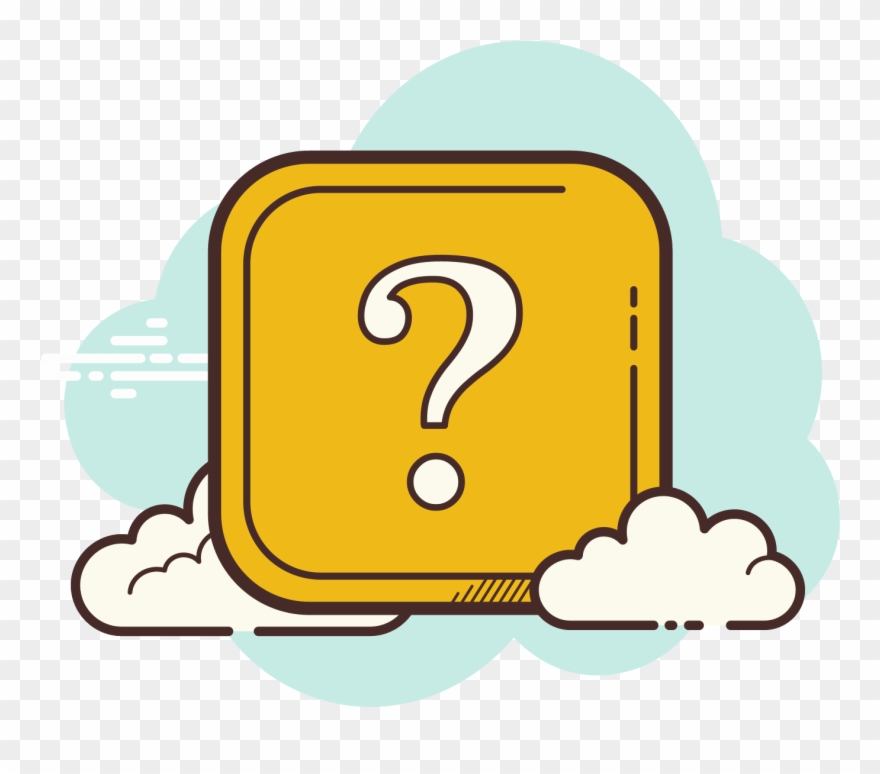 It Is Circle With A Question Mark In The Middle Clipart