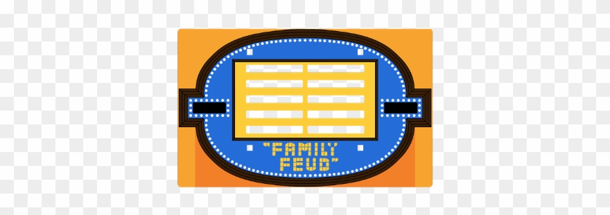 Family Gameshow Familyfeud Feud Blank Clipart