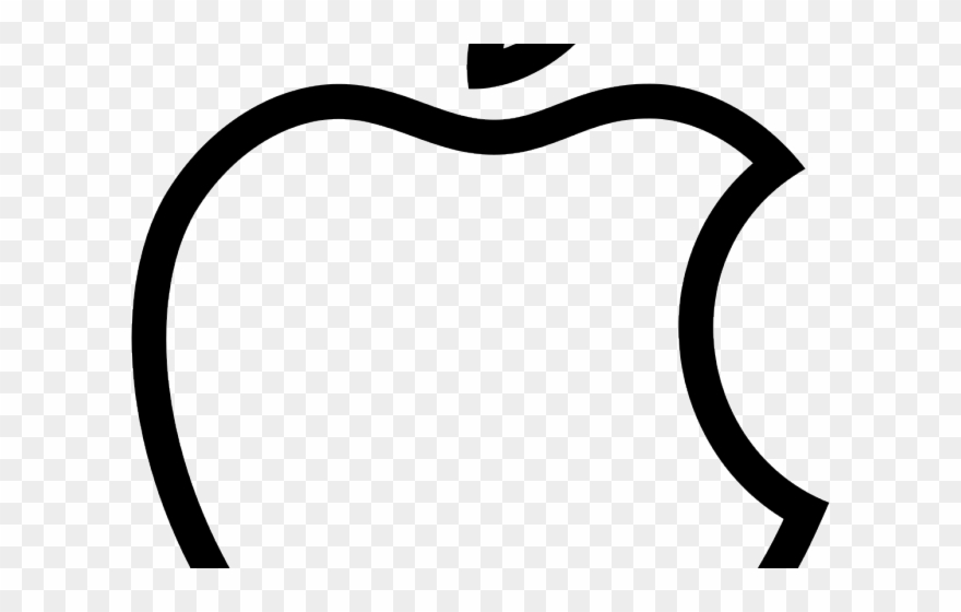 Apple Clipart Outline - Png Download