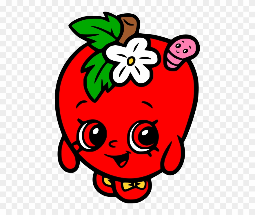 Shopkins Red Apple Blossom Clipart