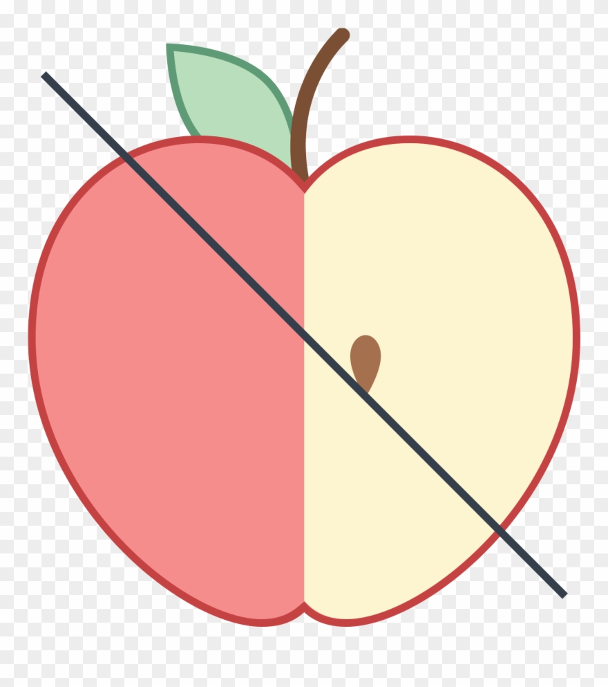 No Apple Icon Clipart