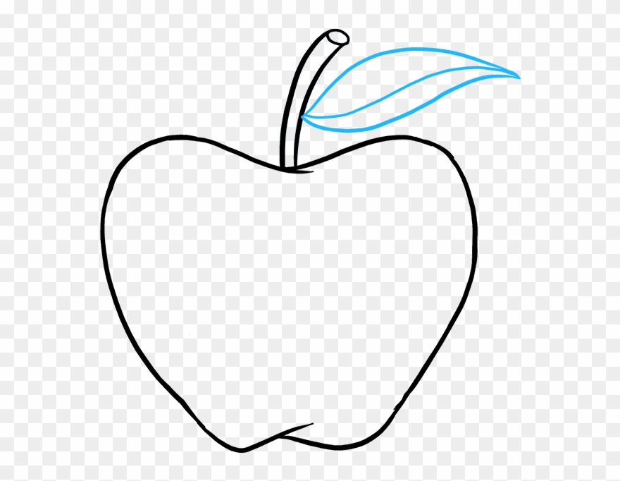 Drawing Apple Golden Clipart
