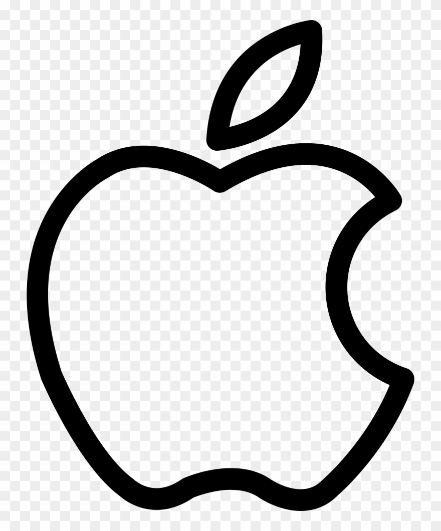 Apple Social Logo Outline Svg Png Icon Free Download Clipart