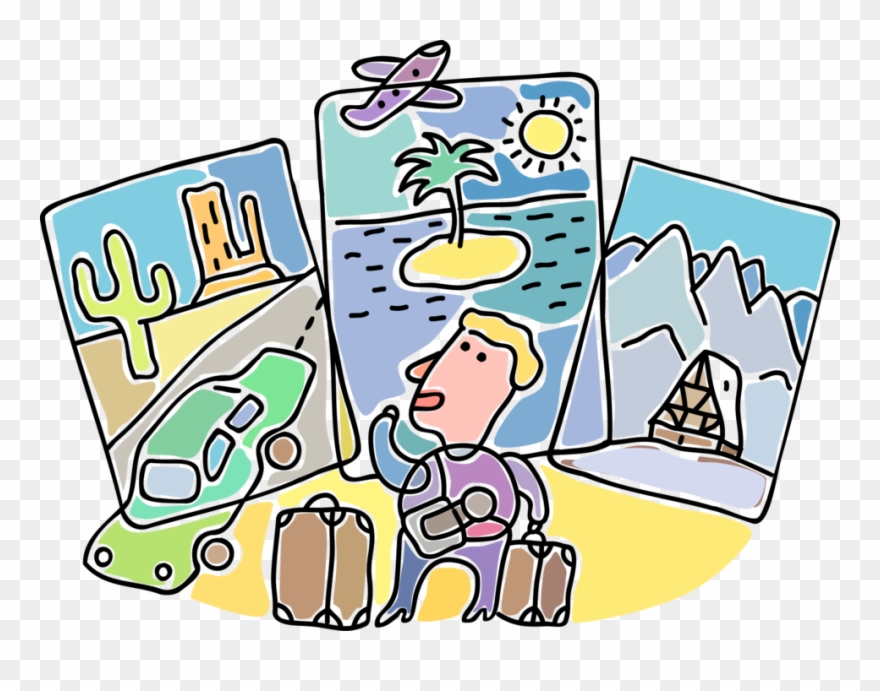 With Desert Island And Clipart