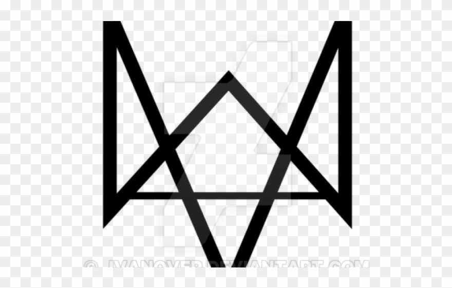 Watch Dogs Clipart Black And White - Png Download