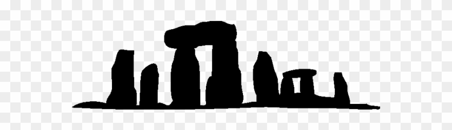Stonehenge Clipart Black And White - Png Download