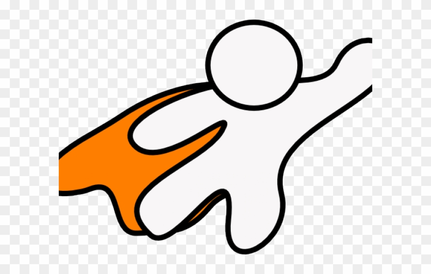 Superman Clipart Black And White - Png Download