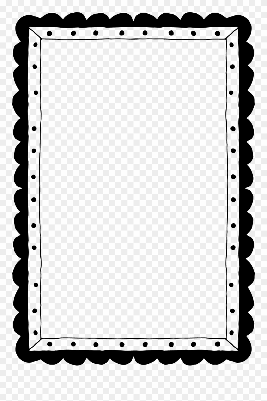 Black And Art Ink Frame Transprent Png Clipart