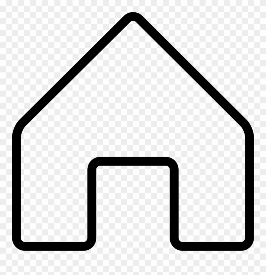 Home Transparent Outline Clipart
