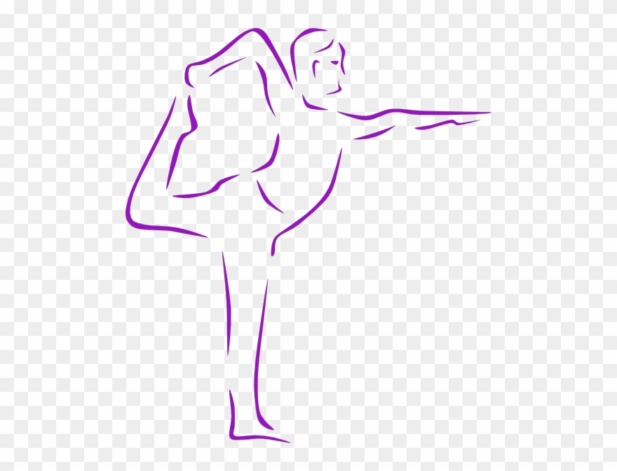 Natarajasana Clip Art At Clker Com Vector Clip Art - Png Download