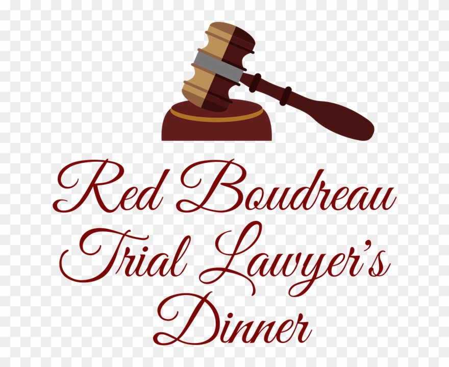 Red Boudreau Trial Lawyer's Dinner Clipart