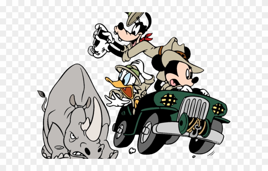 Rhino Clipart Goofy - Png Download