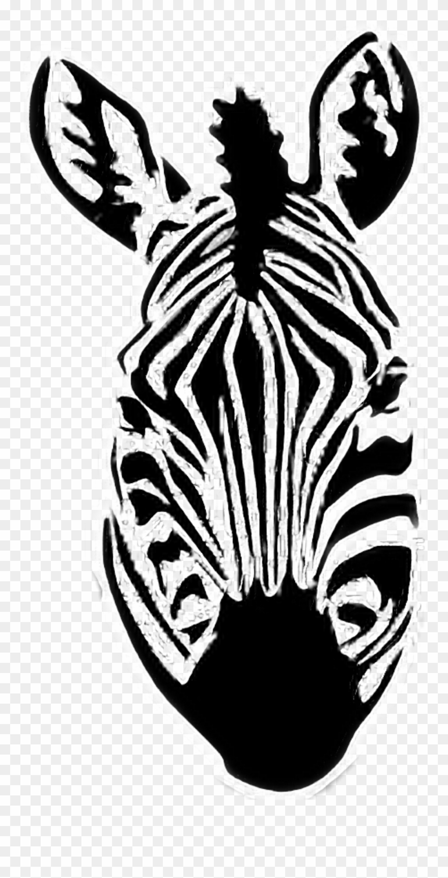 Zebra Sticker Clipart