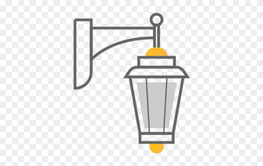 Led Outdoor Lighting Can Provide Light To Needed Areas, Clipart