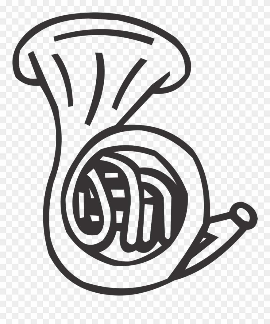French Horn Clipart