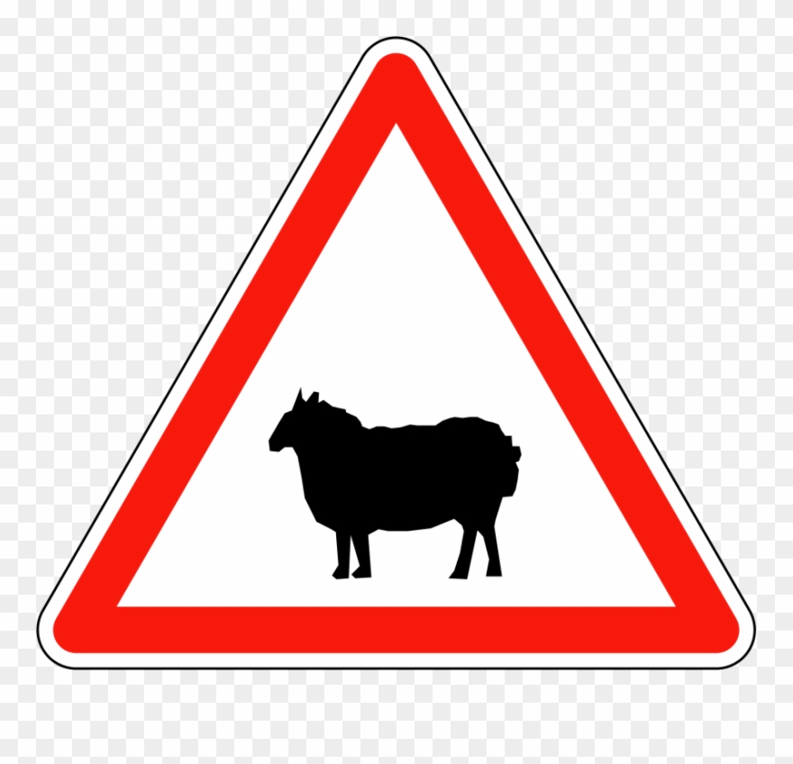 France Road Sign A15a2 Clipart