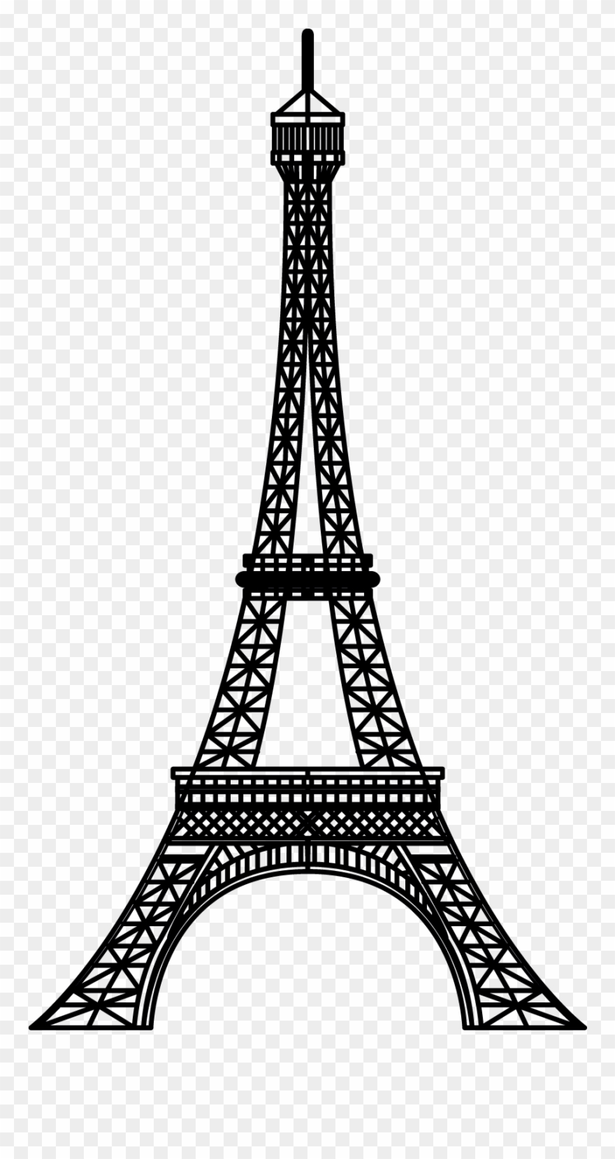 Free Eiffel Tower Clip Art - Png Download