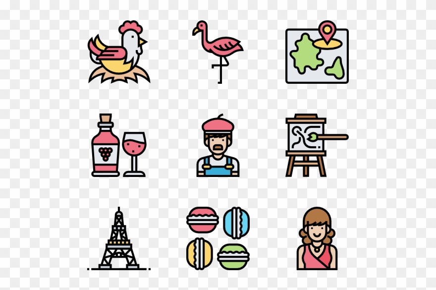 France Symbols Clipart