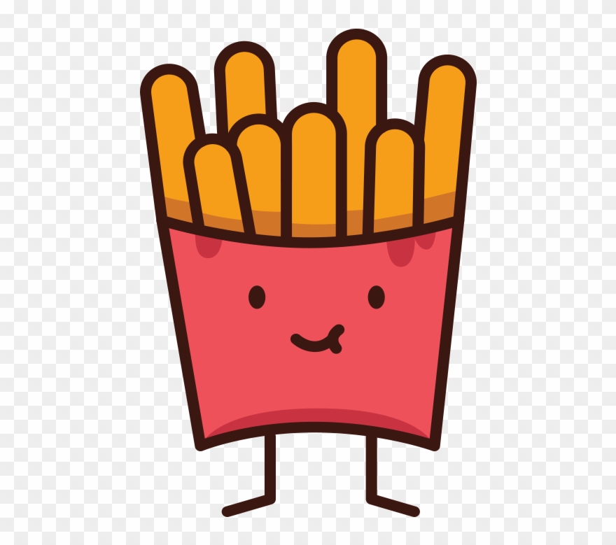 French Fries Doodle Clipart