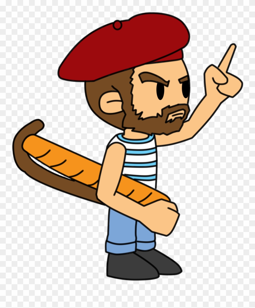 Sterotype Of The French Guy / Stéréotype Clipart