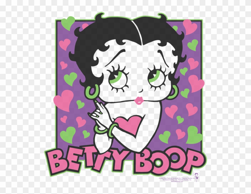 Betty Boop Betty Loves The Eighties Men's Regular Fit Clipart