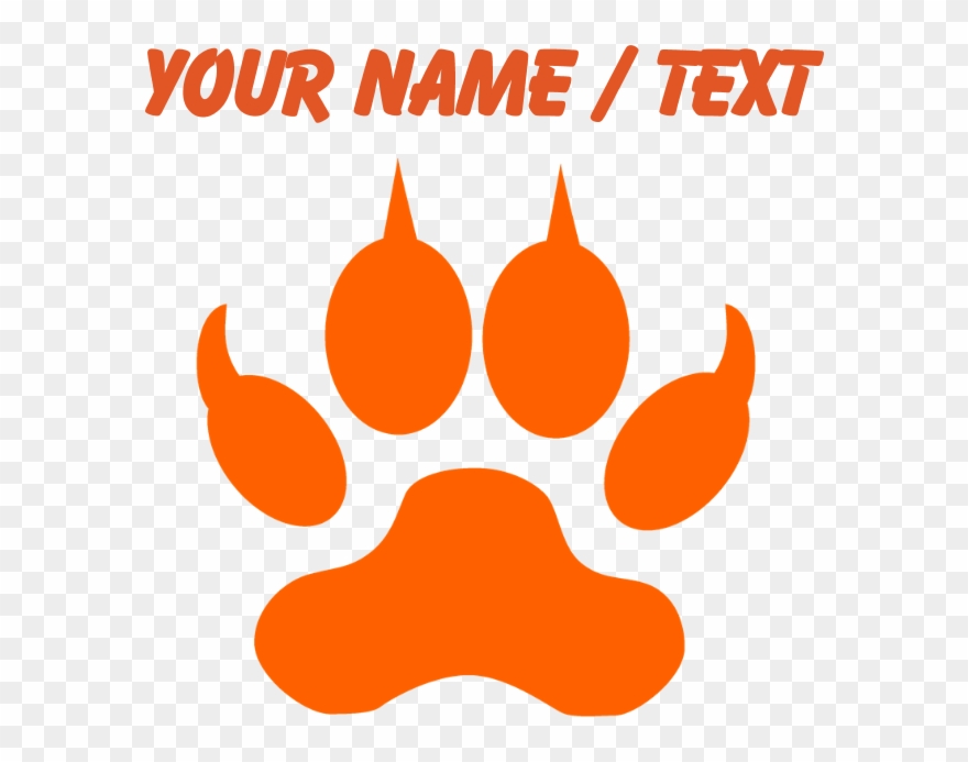 Custom Wolf Print Sports Clipart