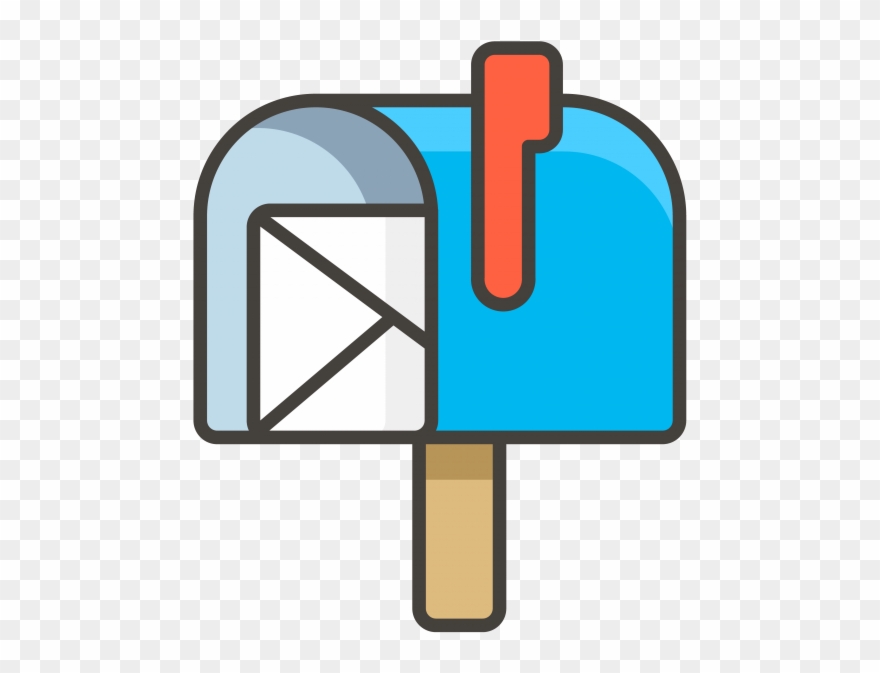 Open Mailbox With Raised Flag Emoji Clipart (2795322) PinClipart