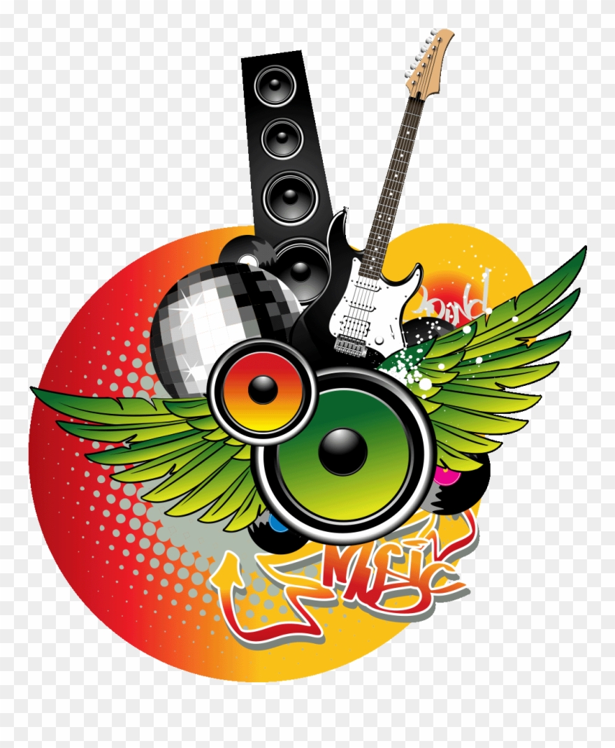 Sticker Graffiti Fete De La Musique Ambiance Sticker Clipart