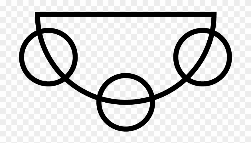 Das Grafische Zeichen Für Den Schellenkranz Oder Schellenring Clipart