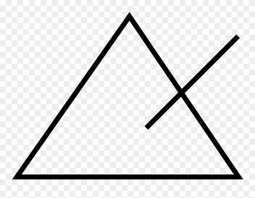 Das Grafische Zeichen Für Die Triangel Clipart
