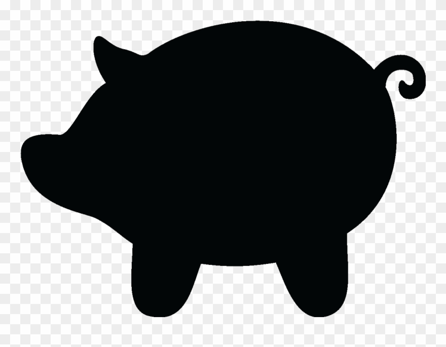 Sticker Ardoise Petit Cochon Ambiance Sticker Ardoise Clipart