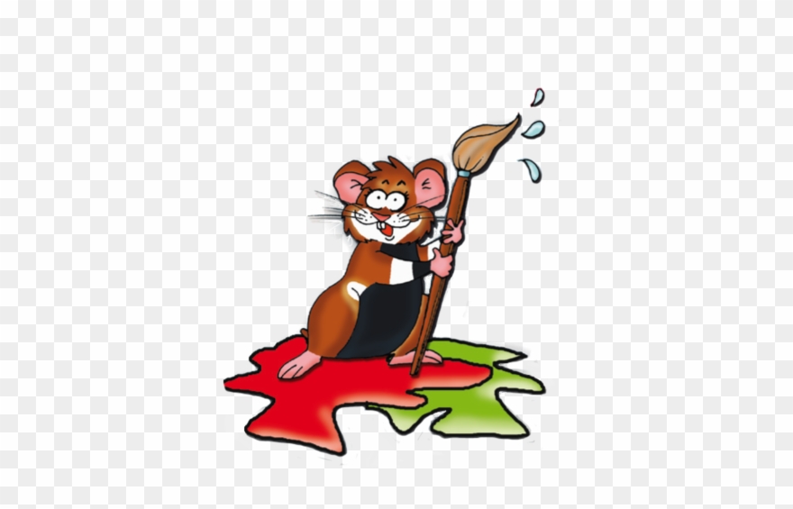 Hamster Konstantin Will Malen Clipart