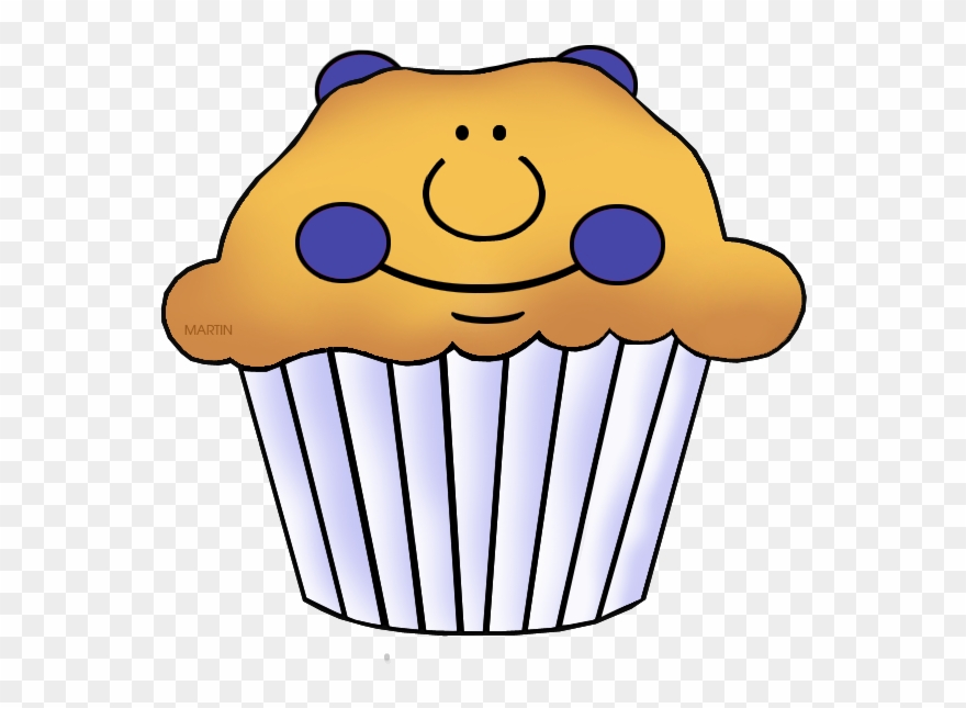 Blueberry Muffin Clipart