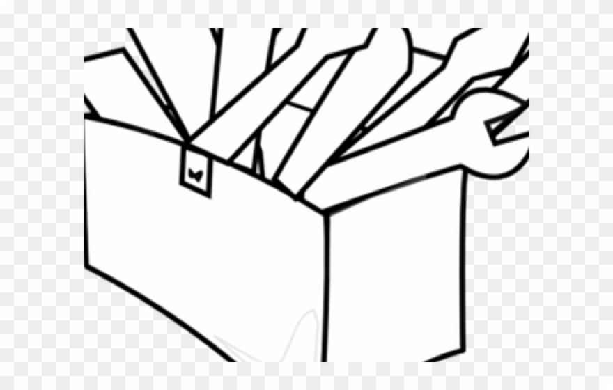 Box Clipart Black And White - Png Download