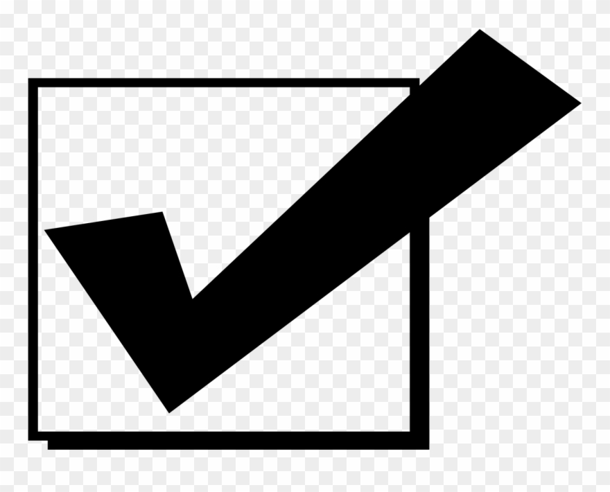 Check Off Box Icon Clipart