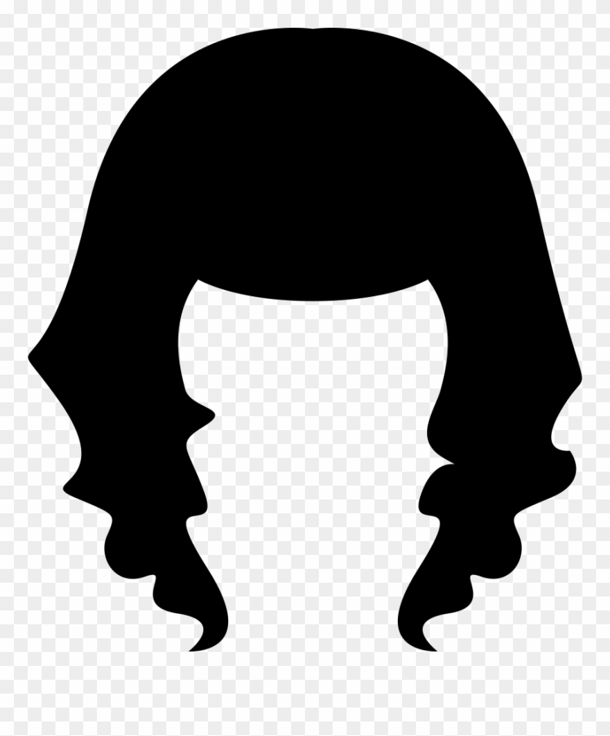 Human Black Hair Shape Comments Clipart