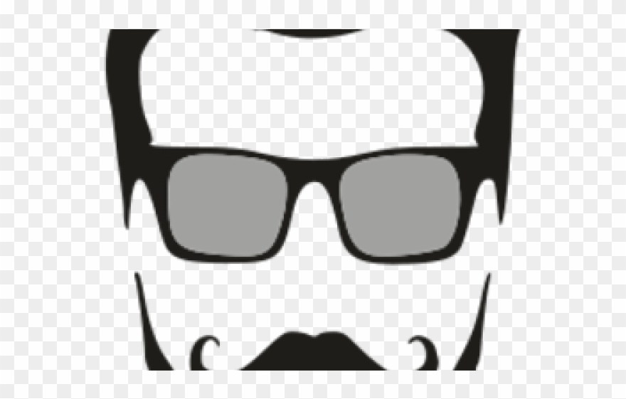 Hipster Clipart Short Black Hair - Png Download